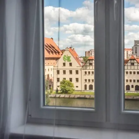 Apartmán Citystay Kotwicznikow Gdansk Apartament Z Pieknym Widokiem Na Rzeke Motlawe *